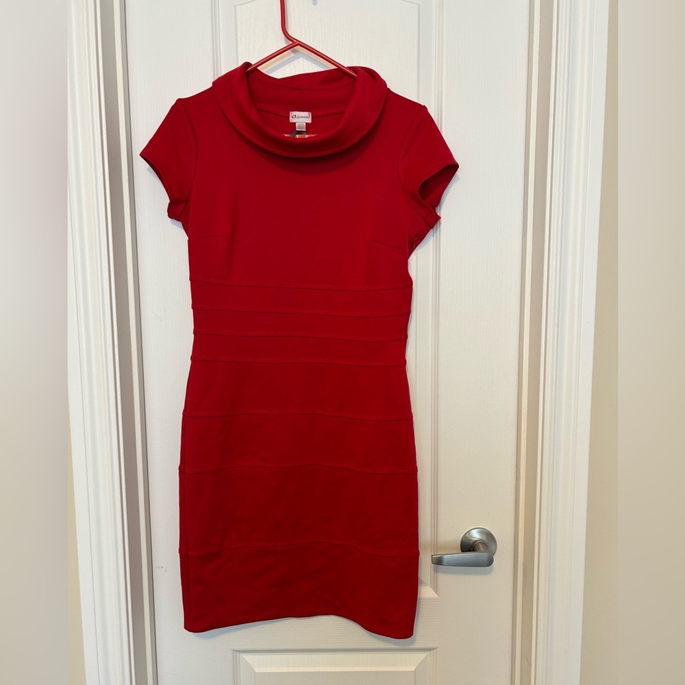 Dynamite Vibrant Red Mini Dress